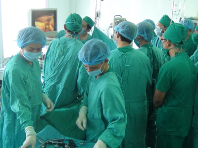 Bệnh viện Đa khoa khu vực Ngọc Hồi áp dụng kỹ thuật mổ nội soi