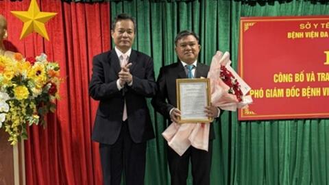 Lễ Công bố và trao Quyết định bổ nhiệm Phó Giám đốc Bệnh viện Đa khoa khu vực Ngọc Hồi